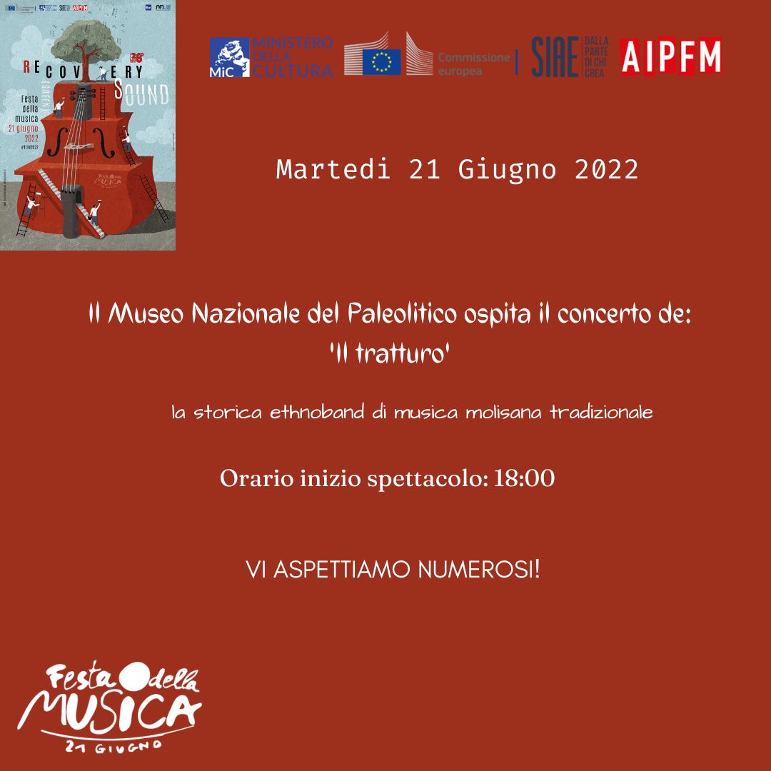 Festa della Musica 2022 - Museo Nazionale del Paleolitico
